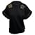 Camicetta Givenchy in cotone nero decorata con stelle  ref.530034