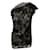 Lanvin One-Shoulder-Top aus schwarzer Spitze Baumwolle  ref.530039