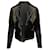 Givenchy Bikerjacke mit Nieten aus schwarzem Leder  ref.530086