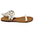 Ancient Greek Sandals Antike griechische Sandalen Ikaria Lace Vachetta aus weißem Leder  ref.530088