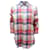 Kariertes Polo Ralph Lauren Classic Fit Hemd aus rotem und blauem Leinen  ref.530105