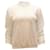Anine Bing Crochet Sweatshirt in White Polyester  ref.530109