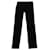 Burberry Contour Pantalones traseros con cremallera en viscosa Negro Fibra de celulosa  ref.530132