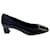 Zapatos de tacón Roger Vivier Belle Vivier Trompette en charol azul marino Cuero  ref.530146