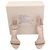 Burberry Polesden 120 Sandali Platform con Pizzo in Pelle Scamosciata Nude - vista 8