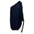Halston Heritage Vestido de um ombro só em poliéster azul marinho  ref.530158