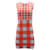 Staud Chili Gingham Dress in Viscose Orange Print Cellulose fibre  ref.530159