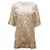 Iro Patterned Laser Cut Dress in White Silk  ref.530164