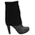 Loeffler Randall Wendy Botas tipo calcetín en cuero negro  ref.530185