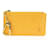 Louis Vuitton Porte-clés porte-clés en cuir épi jaune Pochette Cles  ref.530246