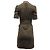 Diane Von Furstenberg Vastago Shirt Dress in Black Cotton - view 2