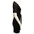 Diane Von Furstenberg Vastago Shirt Dress in Black Cotton - view 3