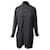 Saint Laurent Hemdkleid aus schwarzer Seide  ref.530259