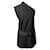 Vestido Isabel Marant Ormand de un solo hombro en lana negra Negro  ref.530262