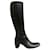 Free Lance boots size 38,5 Black Leather  ref.530348