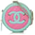 Bolsa transversal Chanel rosa CC filigrana de couro caviar Multicor  ref.530475