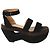 Alaïa Sandali Alaia Platform in Scamosciato Multicolor Stampa python