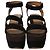 Alaïa Sandali Alaia Platform in Scamosciato Multicolor Stampa python - vista 2