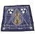Hermès Sciarpa Hermes La Musique Des Spheres in seta blu Blu navy - vista 2