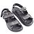 Timeless Sandali Chanel Trapuntati Dad con charm C foderato in pelle nera Nero - vista 5