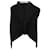 Top sin mangas drapeado de lana negra de Roland Mouret Negro  ref.530575