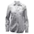 Camisa de rayas finas con bordado de margaritas de Max Mara en algodón azul  ref.530577