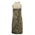 Sportmax Polka Dot Neckholder-Kleid aus beiger Baumwolle  ref.530584
