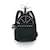 Bolsa Fendi mini mochila em couro preto granulado  ref.530747