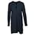 Autre Marque Acne Studios Kleid mit Schlüssellochausschnitt aus marineblauer Viskose Zellulosefaser  ref.530770