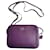 Coach Handbags Purple Silver hardware Dark purple Leather  ref.530805