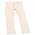 LOUIS VUITTON jeans Pantaloni Bianco LV Auth ar6272 Cotone  ref.531993
