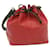 LOUIS VUITTON Epi Petit Noe Bicolor Shoulder Bag Red Black M44172 LV Auth hk330 Leather  ref.532292