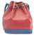 LOUIS VUITTON Epi Tricolor Noe Shoulder Bag Red Blue Green M44084 LV Auth 28905 Leather  ref.533046