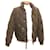 LOUIS VUITTON Damier Down Jacket Goose Feather Brown LV Auth 28611 Polyester  ref.533138