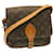 LOUIS VUITTON Monogram Cartouchiere MM Shoulder Bag M51253 LV Auth rz093 Cloth  ref.533802