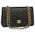 CHANEL Classic Matelasse 25 Chain Flap Shoulder Bag Lamb Skin Black Auth tp203 Golden  ref.533841