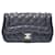 Chanel Handbags Navy blue Leather  ref.533960