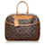 Louis Vuitton Brown Monogram Deauville Leather Cloth  ref.534021