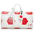 Louis Vuitton White Epi FIFA World Cup Keepall Bandouliere 50 Bianco Rosso Pelle  ref.534024