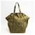 [Used] Yves Saint Laurent rive gauche Leather Handbag Gold Golden  ref.534160