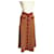 CHANEL - LONG CASHMERE SKIRT IN RUST COLOR NEW CONDITION T,36 Orange  ref.534215
