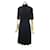 Chanel Robes Soie Laine Nylon Rayon Noir  ref.534230