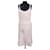 Chanel Robes Coton Laine Nylon Rayon Rose  ref.534231
