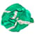 Chanel scarf Green Silk  ref.534864