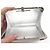 MINAUDIERE HANDTASCHE SYLVIA TOLEDANO PEACE & LOVE CRYSTAL SWAROVSKI TASCHE Silber - Ansicht 5