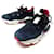 CHRISTIAN LOUBOUTIN SNEAKERS 37.5 RED RUNNER 1200320BK01 in suede leather Navy blue  ref.535127