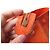 Céline BOLSA CELINE TRAPEZE MM EM PYTHON COURO E CAMURÇA LARANJA BOLSA BANDOULIERE - vista 15