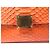 Céline BOLSA CELINE TRAPEZE MM EM PYTHON COURO E CAMURÇA LARANJA BOLSA BANDOULIERE - vista 8