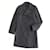 [Gebraucht] Guter Zustand ▽ Schwarzes Etikett Dolce & Gabbana Futter Logo Full Pattern Filled Fly Chester Coat / Long Coat Grey 46 Grau Baumwolle Wolle  ref.535227