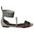 Alaïa Alaia Ankle-cuff Laser Cut Sandals In White Leather  ref.535420